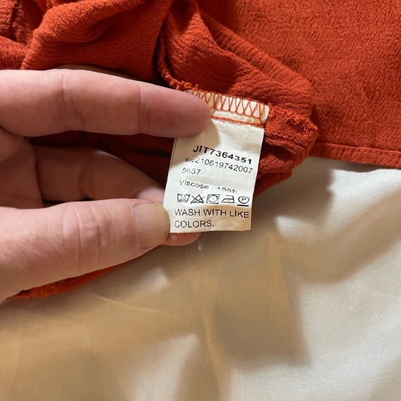 Embroidered Rust Top - Picture 4 of 13
